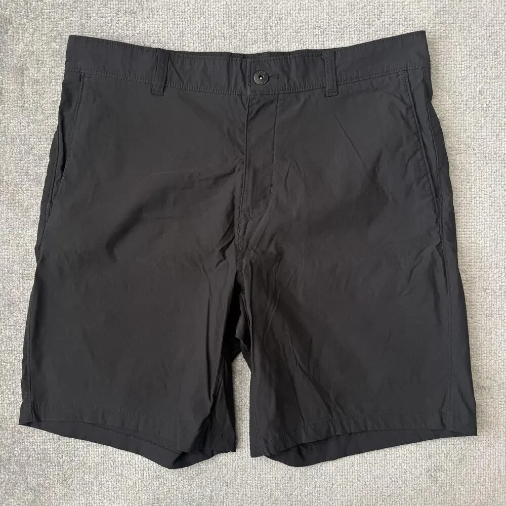 The North Face Shorts Mens 34 Black Quick Dry Stretch Hiking Travel Casual
